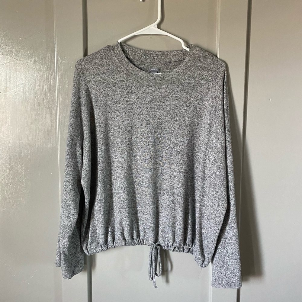 Soft, grey, aerie sweater